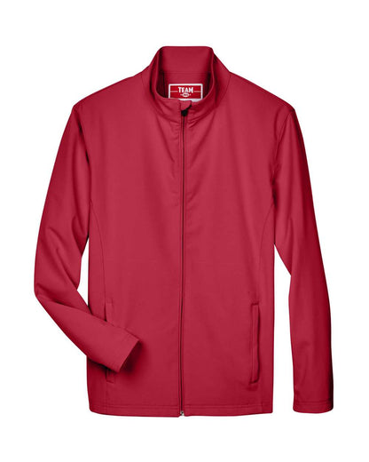 Team 365 Men's Leader Soft Shell Jacket TT80 #color_Sport Scarlet Red