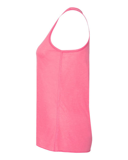 BELLA + CANVAS Women's Flowy Racerback Tank 8800 #color_Neon Pink