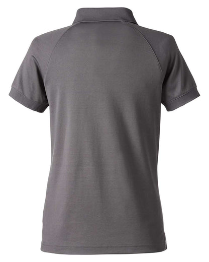 Harriton Women's Charge Snag and Soil Protect Polo M208W #color_Dark Charcoal