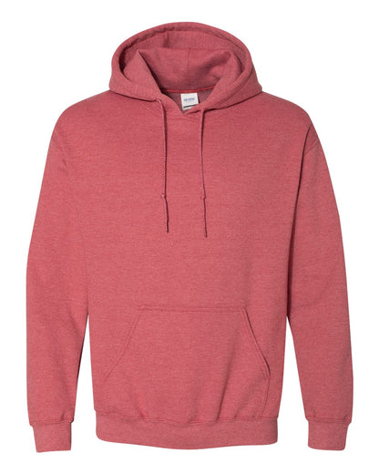 Gildan Unisex Heavy Blend™ Hooded Sweatshirt 18500 #color_Heather Scarlet Red