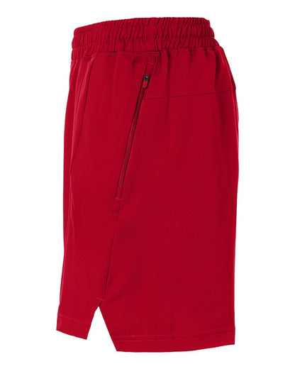 Adidas Men's D4T Woven 7" Shorts AT304 #color_Team Power Red/ White