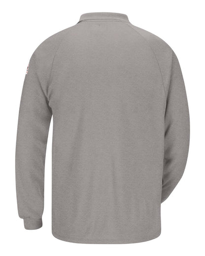 Bulwark Classic Long Sleeve Polo - CoolTouch®2 SMP2 #color_Grey