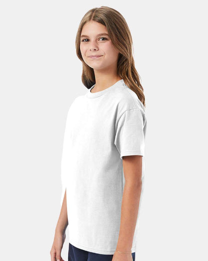 Hanes Authentic Youth T-Shirt 5450 #colormdl_White