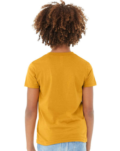 BELLA + CANVAS Youth Jersey Tee 3001Y #colormdl_Mustard