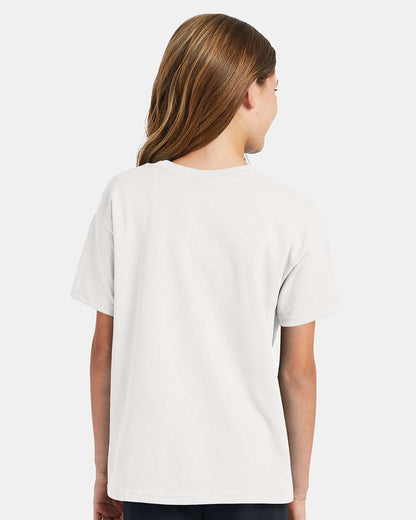 Hanes Ecosmart™ Youth T-Shirt 5370 #colormdl_White