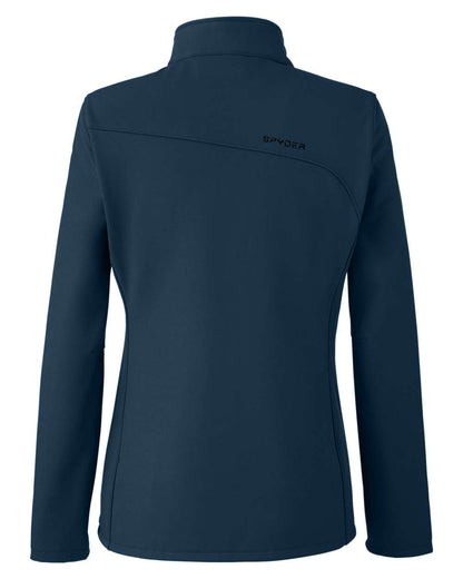 Spyder Women's Transport Soft Shell Jacket 187337 #color_Frontier/ Black