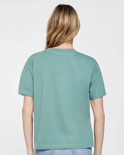 LAT Relaxed Crew Tee 3520 #colormdl_Saltwater