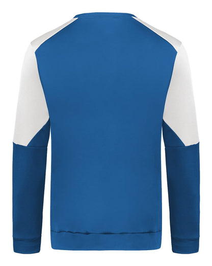 Holloway Men's Momentum Team Crewneck Sweatshirt 223525 #color_Royal/ White