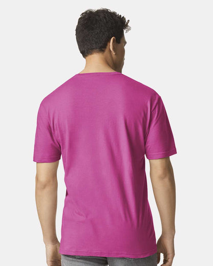Gildan Unisex Softstyle® T-Shirt 64000 #colormdl_Heliconia