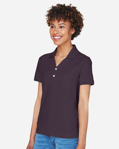 Devon & Jones Women's Pima Piqué Polo D100W #colormdl_Espresso