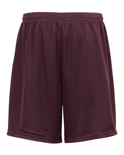 Badger Pro Mesh 9" Shorts with Pockets 7219 #color_Maroon