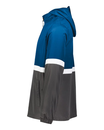 Holloway Men's Turnabout Reversible Hooded Jacket 229587 #color_Royal/ Carbon