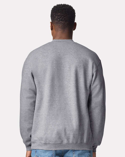 Gildan Unisex Softstyle® Midweight 1/4 Zip Sweatshirt SF008 #colormdl_Sport Grey