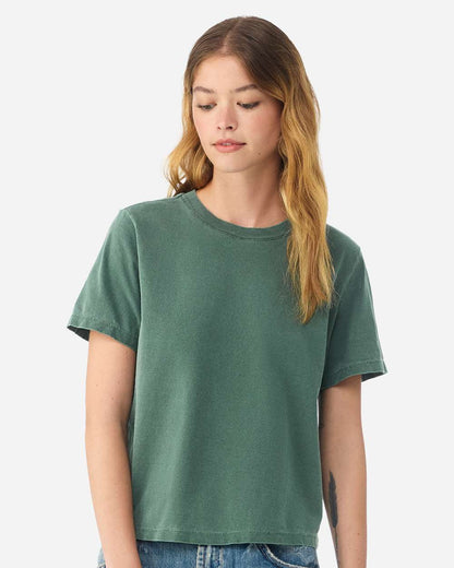 BELLA + CANVAS Women's Garment-Dyed Tee 6110GD #colormdl_Washed Pine