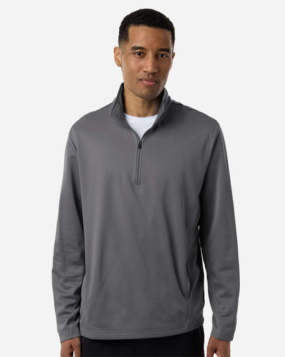 Team 365 Unisex Squad Cadet Quarter-Zip Tech Fleece Pullover TT401 #colormdl_Sport Graphite