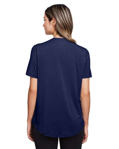 North End Women's JAQ Snap-Up Stretch Performance Polo NE100W #colormdl_Classic Navy
