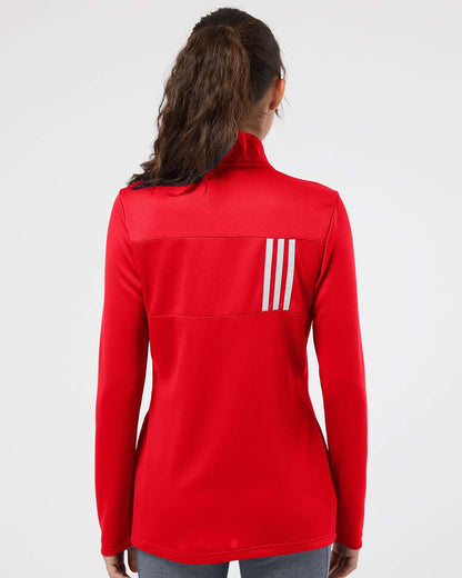 Adidas Women's 3-Stripes Double Knit Full-Zip A483 #colormdl_Team Collegiate Red/ Grey Two