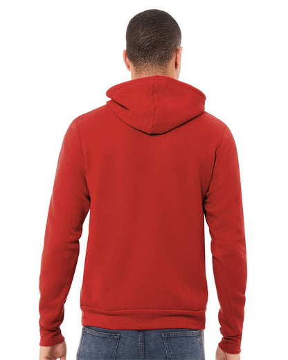 BELLA + CANVAS Sponge Fleece Hoodie 3719 #colormdl_Red