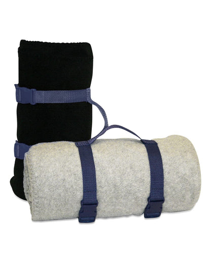 Alpine Fleece Blanket Strap 8820 #color_Navy