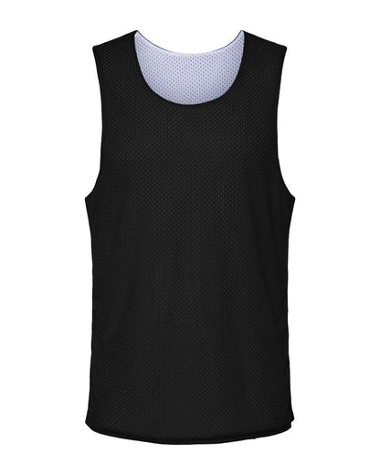 C2 Sport Reversible Mesh Tank 5729 #color_Black/ White