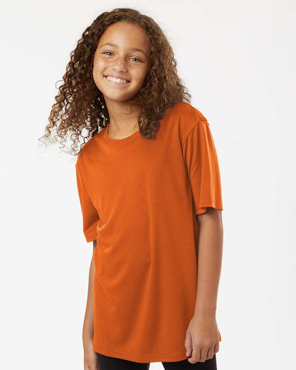 AllPro Youth Pro-Lock Performance T-Shirt 48000Y #colormdl_Rust