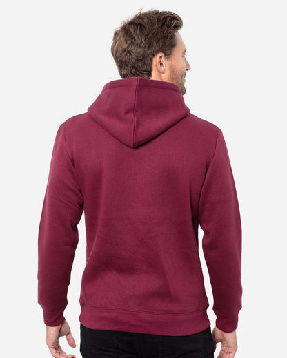 Threadfast Apparel Unisex Epic Fleece Pullover Hooded Sweatshirt T2000 #colormdl_Maroon