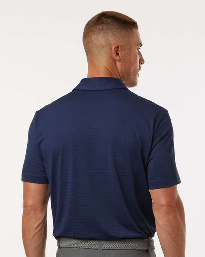 Adidas Men's Textured Stripe Polo A704 #colormdl_Dark Blue