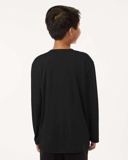 AllPro Youth Pro-Lock Performance Long Sleeve T-Shirt 48400Y #colormdl_Black