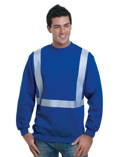 Bayside Men's USA-Made Hi-Visibility Crewneck Sweatshirt 3792 Bayside Men's USA-Made Hi-Visibility Crewneck Sweatshirt 3792