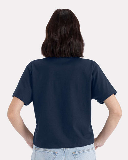 Next Level Women's Heavyweight Boxy T-Shirt 7610 #colormdl_Midnight Navy