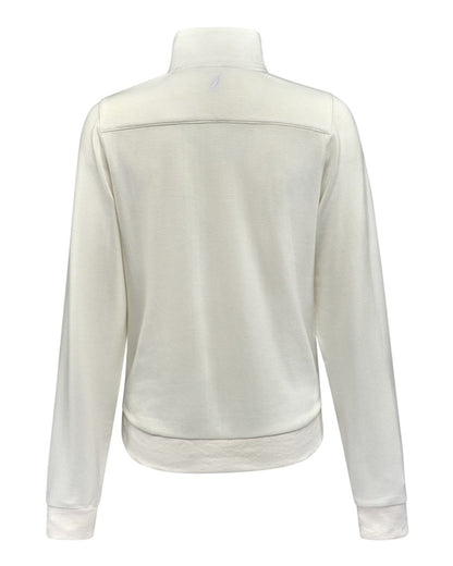 Nautica Women's Explorer Fleece Quarter-Zip Pullover N18091 #color_Opal