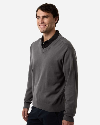 Devon & Jones Men's New Classics V-Neck Sweater DG445 #colormdl_Graphite