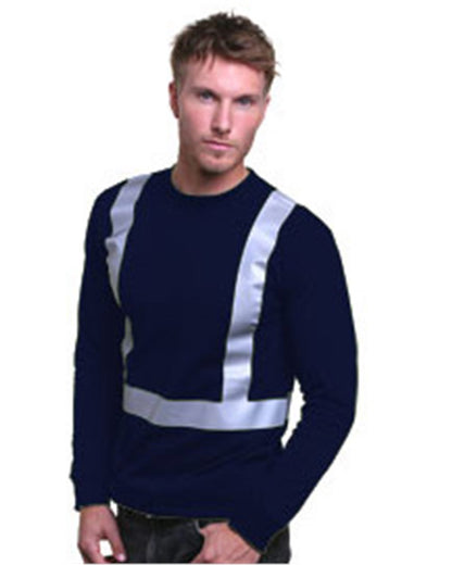 Bayside Men's USA-Made Hi-Visibility Long Sleeve T-Shirt 3761 Bayside Men's USA-Made Hi-Visibility Long Sleeve T-Shirt 3761