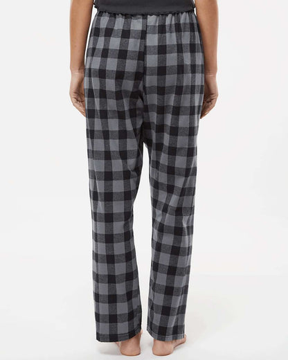 Boxercraft Women's Haley Flannel Pants BW6620 #colormdl_Charcoal/ Black Buffalo