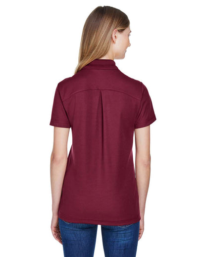 Devon & Jones Women's CrownLux Performance® Plaited Polo DG20W #colormdl_Burgundy