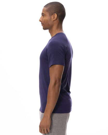 Threadfast Apparel Unisex Impact Raglan T-Shirt 382R #colormdl_Navy