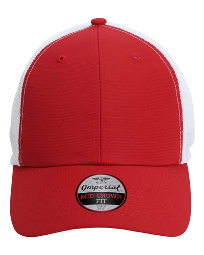 Imperial The Original Sport Mesh Cap X210SM #color_Cardinal/ White