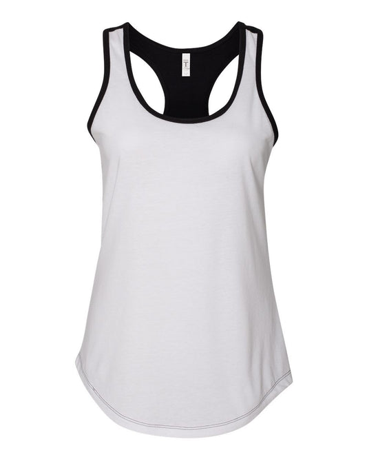 Next Level Women’s Ideal Colorblocked Racerback Tank 1534