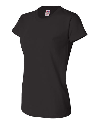 Bayside Women's USA-Made T-Shirt 3325 #color_Black