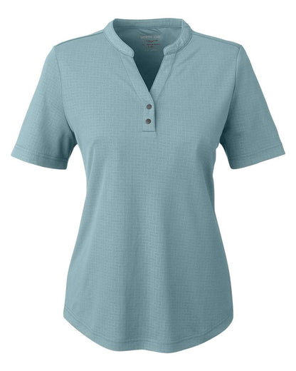 North End Women's Replay Recycled Polo NE102W #color_Opal Blue