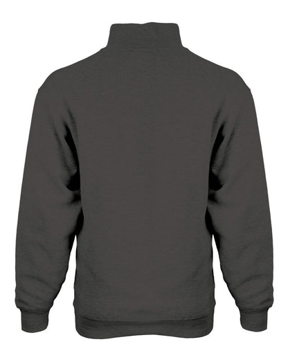 Badger Quarter-Zip Fleece Pullover 1286 #color_Charcoal