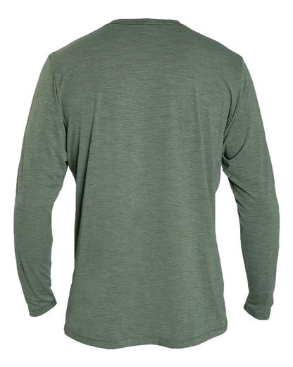 ANETIK Low Pro Tech Long Sleeve T-Shirt MVLPRL8 #color_Dark Olive Heathered