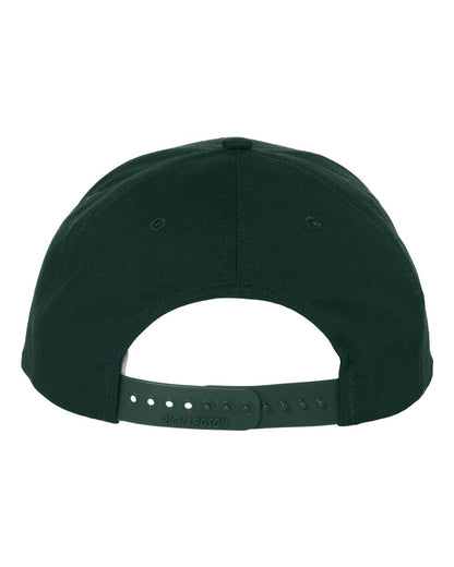 Richardson Pro Twill Snapback Cap 212 #color_Dark Green