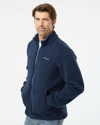 Columbia Men's Rugged Ridge™ II Sherpa Fleece Full-Zip 191111 #colormdl_Collegiate Navy