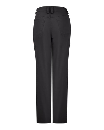 Red Kap Women's Extended Sizes Lightweight Crew Pants PT3LEXT #color_Black - Unhemmed