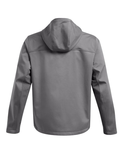 Under Armour Men's ColdGear® Infrared Shield 2.0 Hooded Jacket 1371587 #color_Castlerock/ Coastal