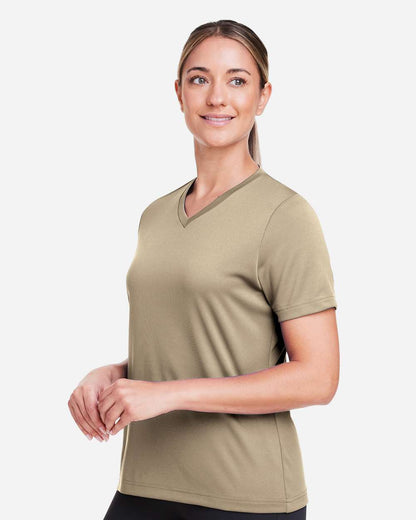 Team 365 Women's Zone Performance Mesh T-Shirt TT15W #colormdl_Desert Khaki