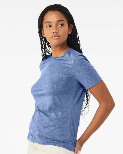 BELLA + CANVAS Women’s Relaxed Fit Triblend Tee 6413 #colormdl_Blue Triblend