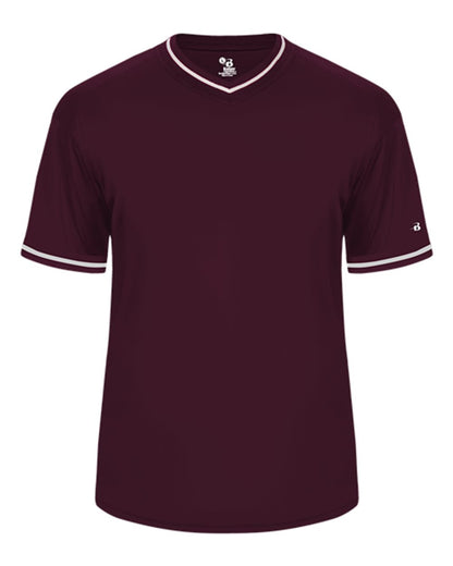 Alleson Athletic Youth Vintage Jersey 2974 #color_Maroon/ Maroon/ White