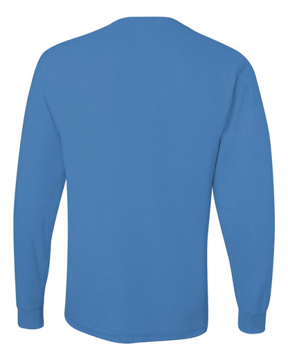 JERZEES Men's Dri-Power® Long Sleeve 50/50 T-Shirt 29LSR #color_Columbia Blue